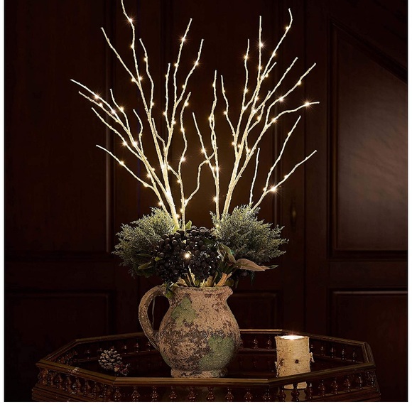 Party Supplies Artificial Twig Birch Tree Branch Fairy Lights Poshmark